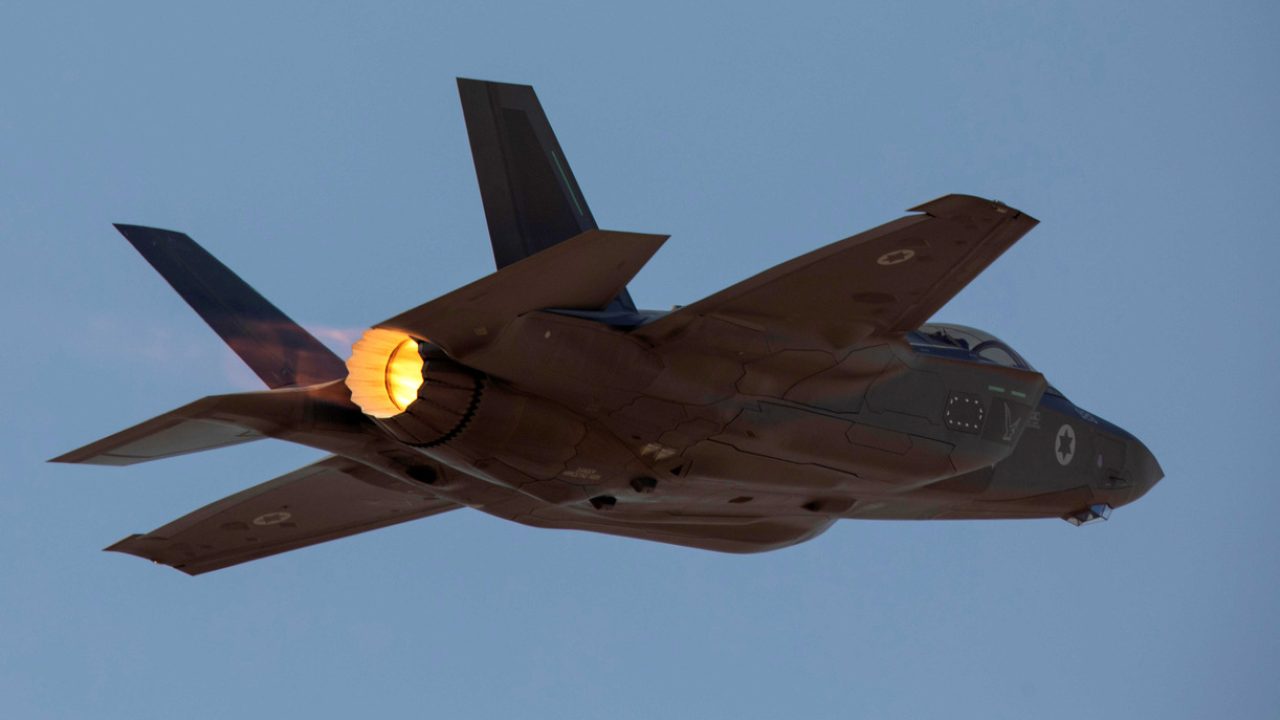 israeli war plane