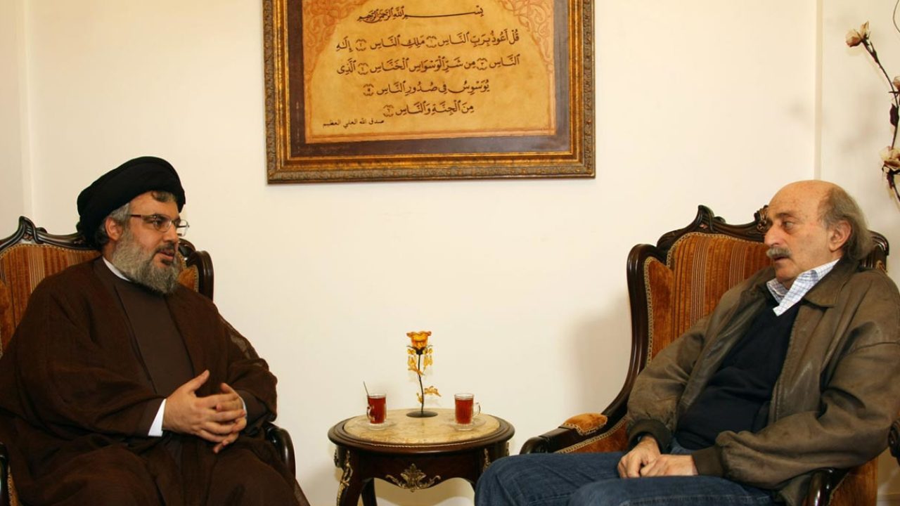 joumblatt-et-nasrallah joumblatt-et-nasrallah