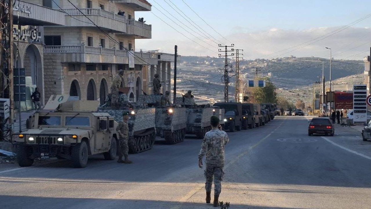 leb army convoy preperation