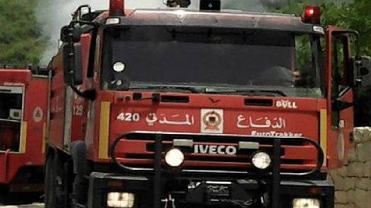 leb civil defence truck