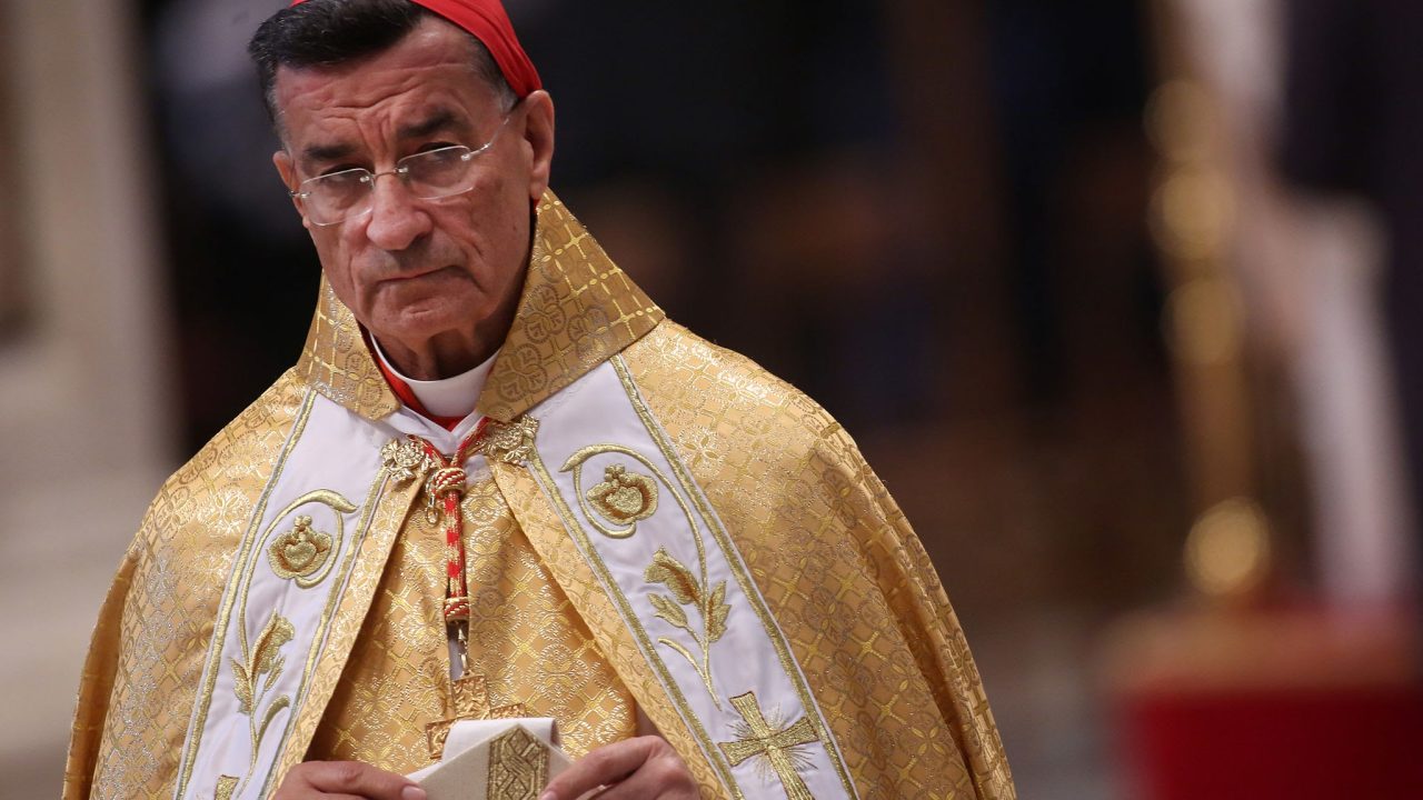 licensed-image VATICAN CITY, VATICAN - NOVEMBER 25: Newly appointed cardinal Bechara Boutros Rai, patriarch of Antiochia, attends a mass held by Pope Benedict XVI at the St. Peter's Basilica on November 25, 2012 in Vatican City, Vatican. The Pontiff installed six new cardinals during his fifth concistory, who will be responsible for choosing his sucessor. (Photo by Franco Origlia/Getty Images)