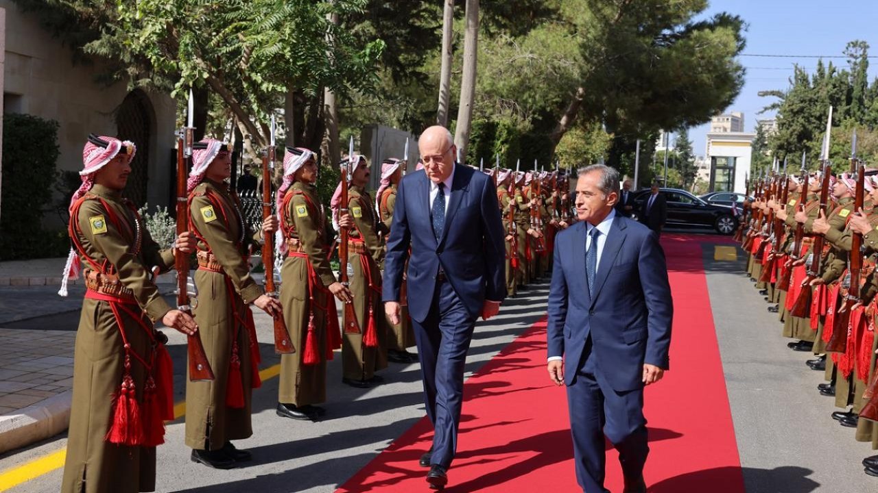 mikati and jordanian pm