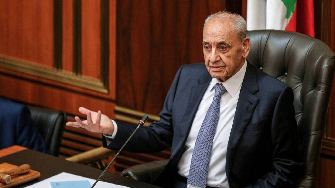 nabih berri hand gesture