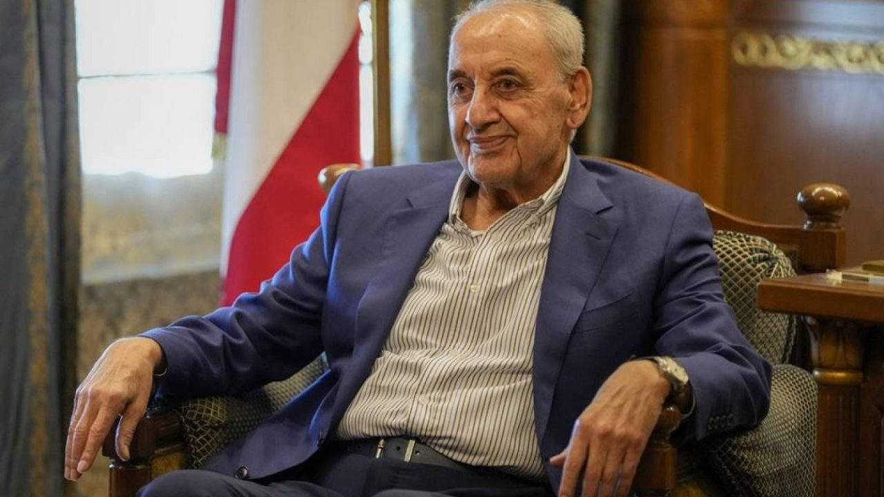 nabih berri sitting