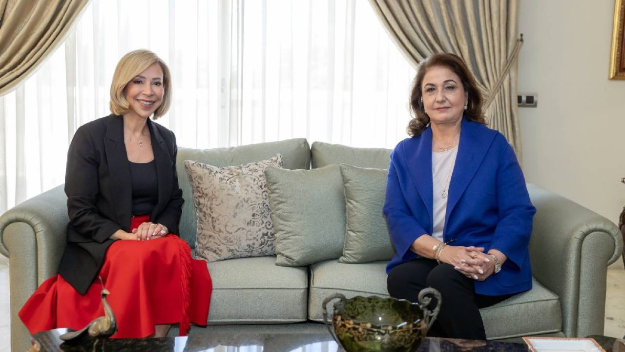 nehmat aoun and may mikati