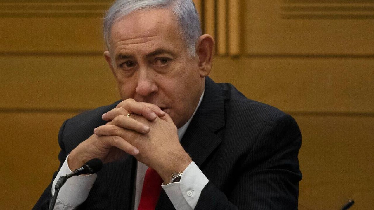 netanyahu sad