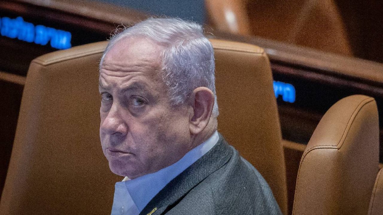 netanyahu side eye