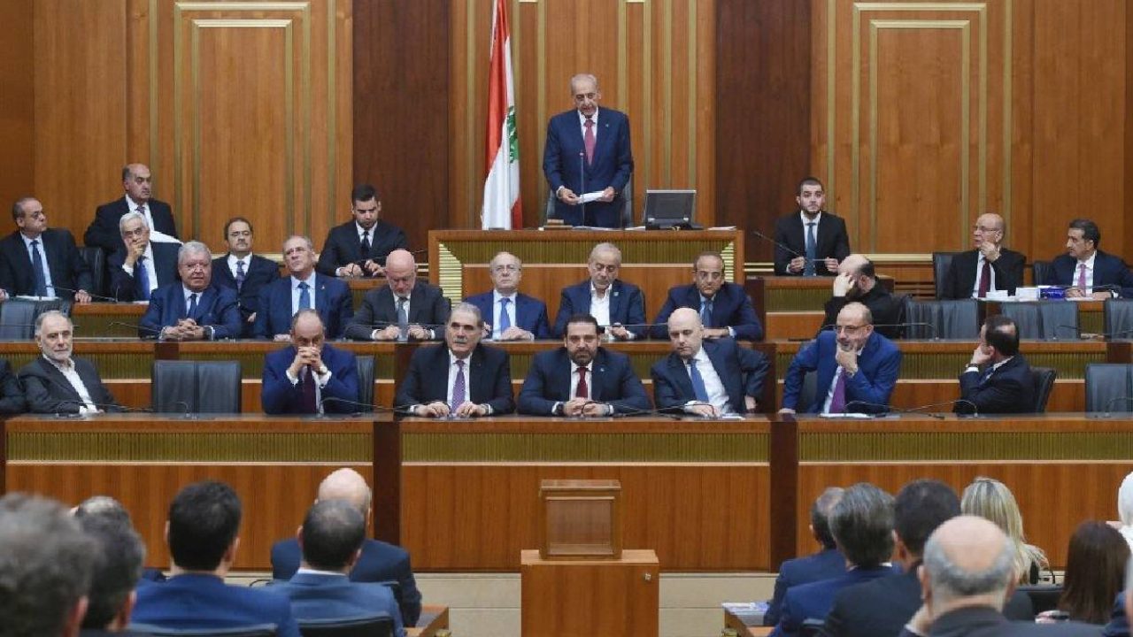 parliament with election box