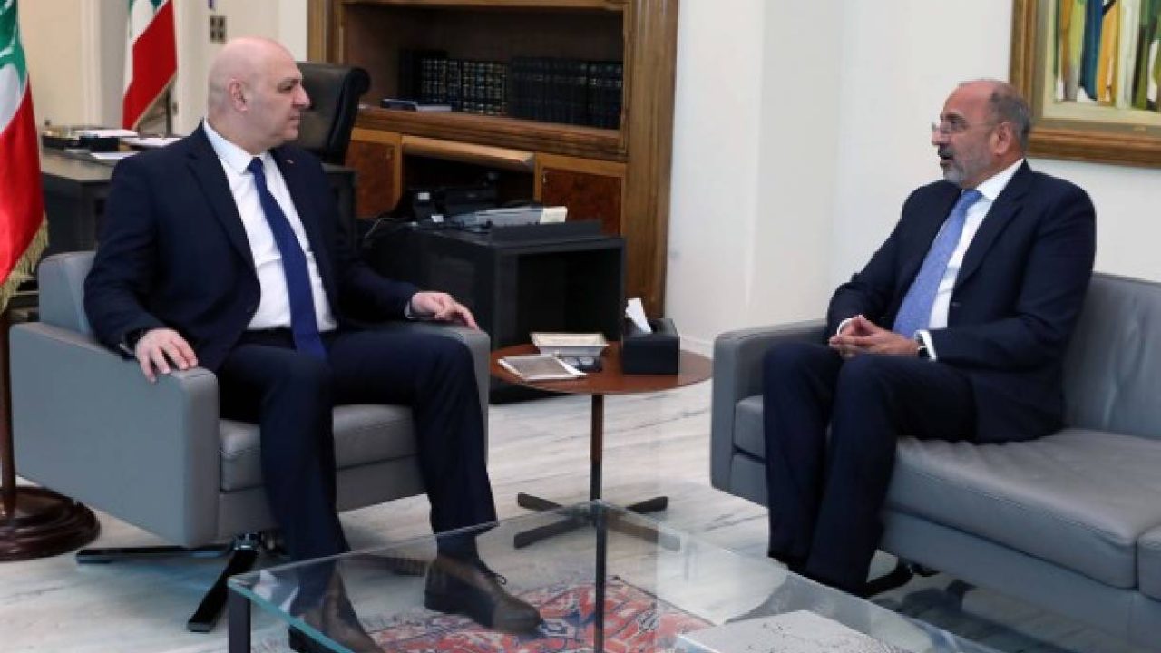 riza and president aoun