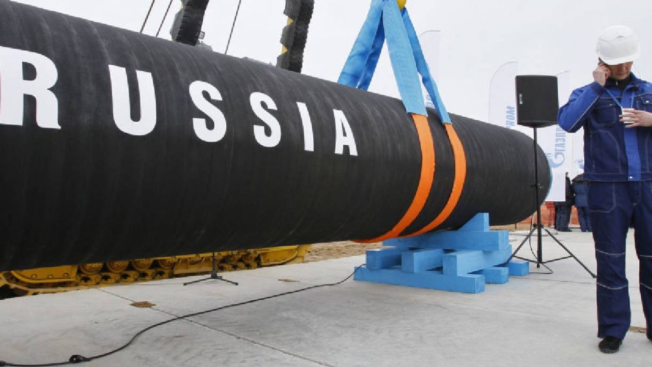 russian natural gaz pipe
