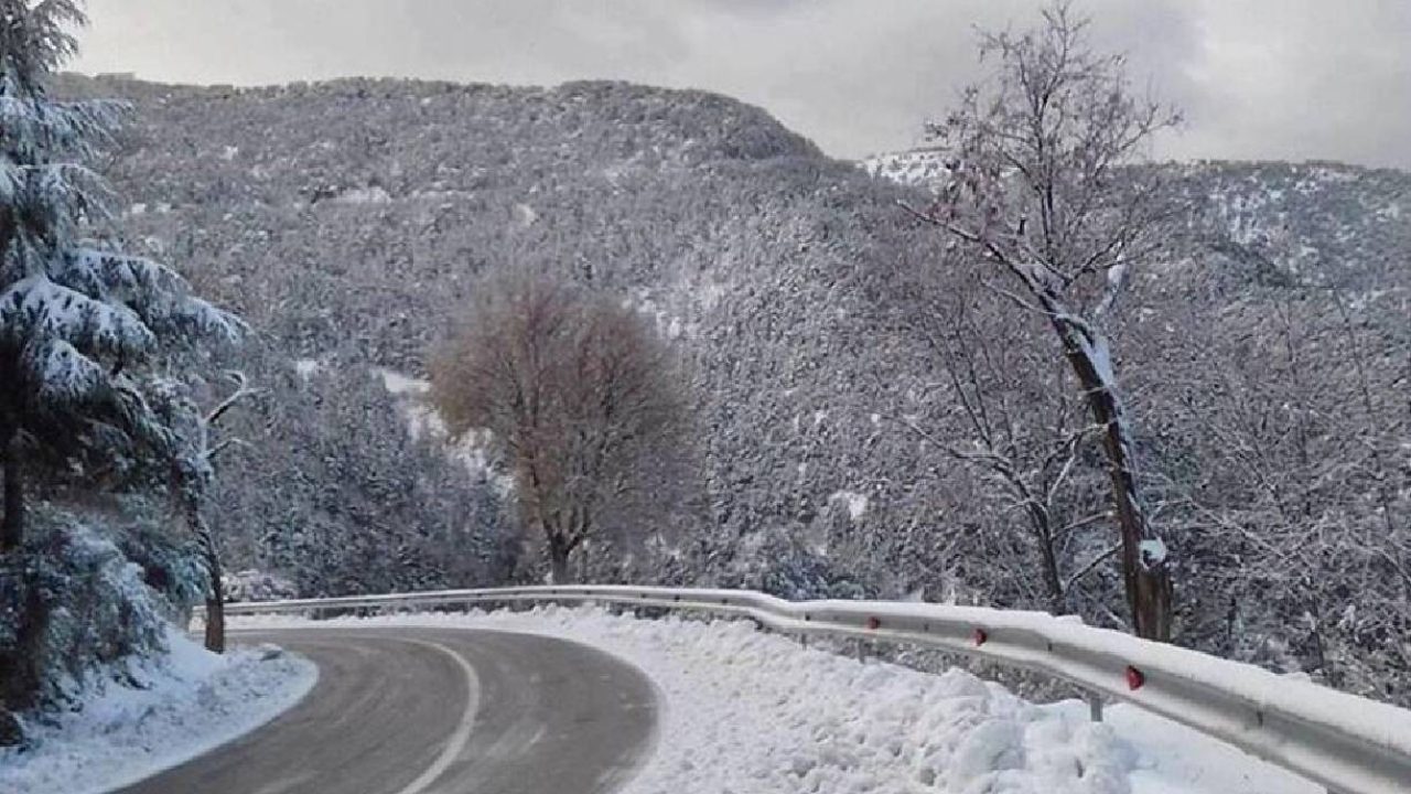 snowy road