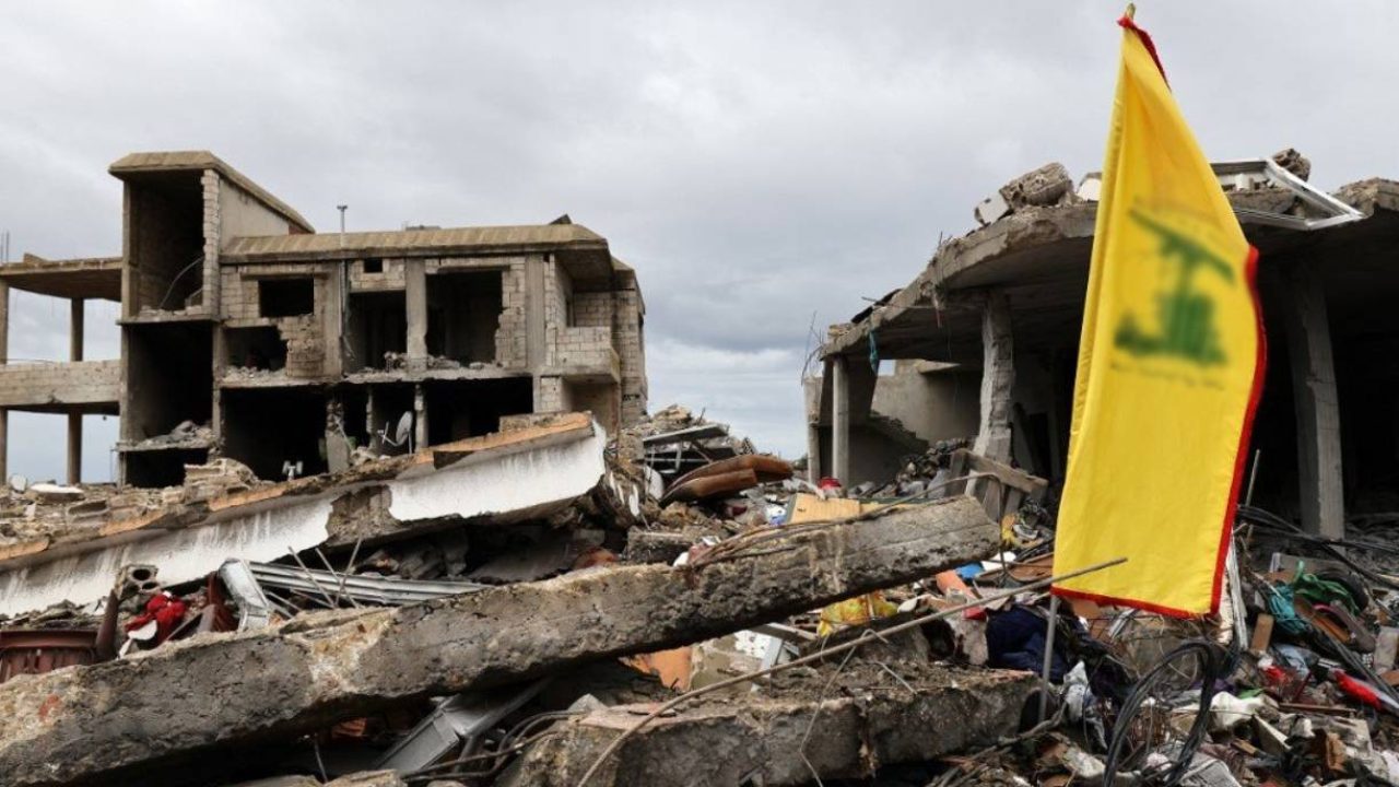 south destruction - hezb flag