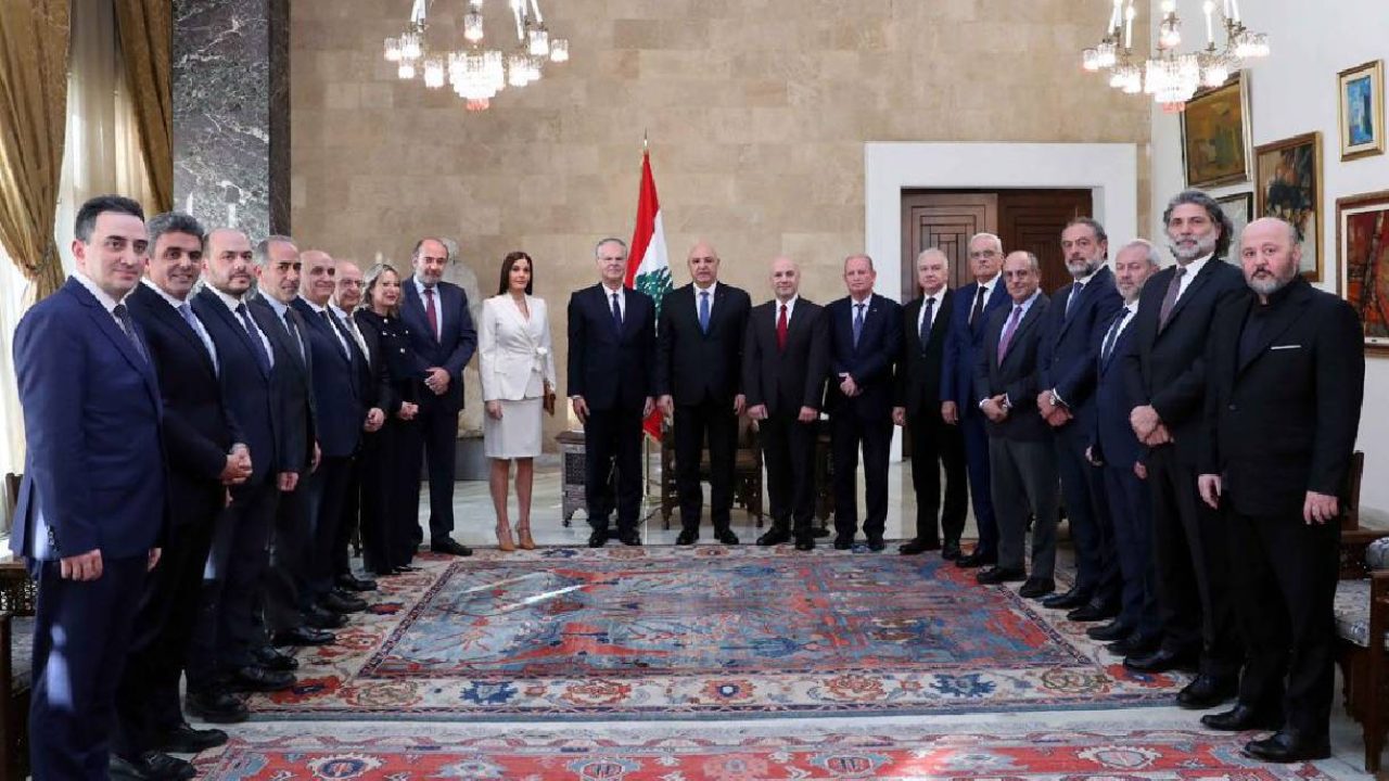 strong republic with president aoun
