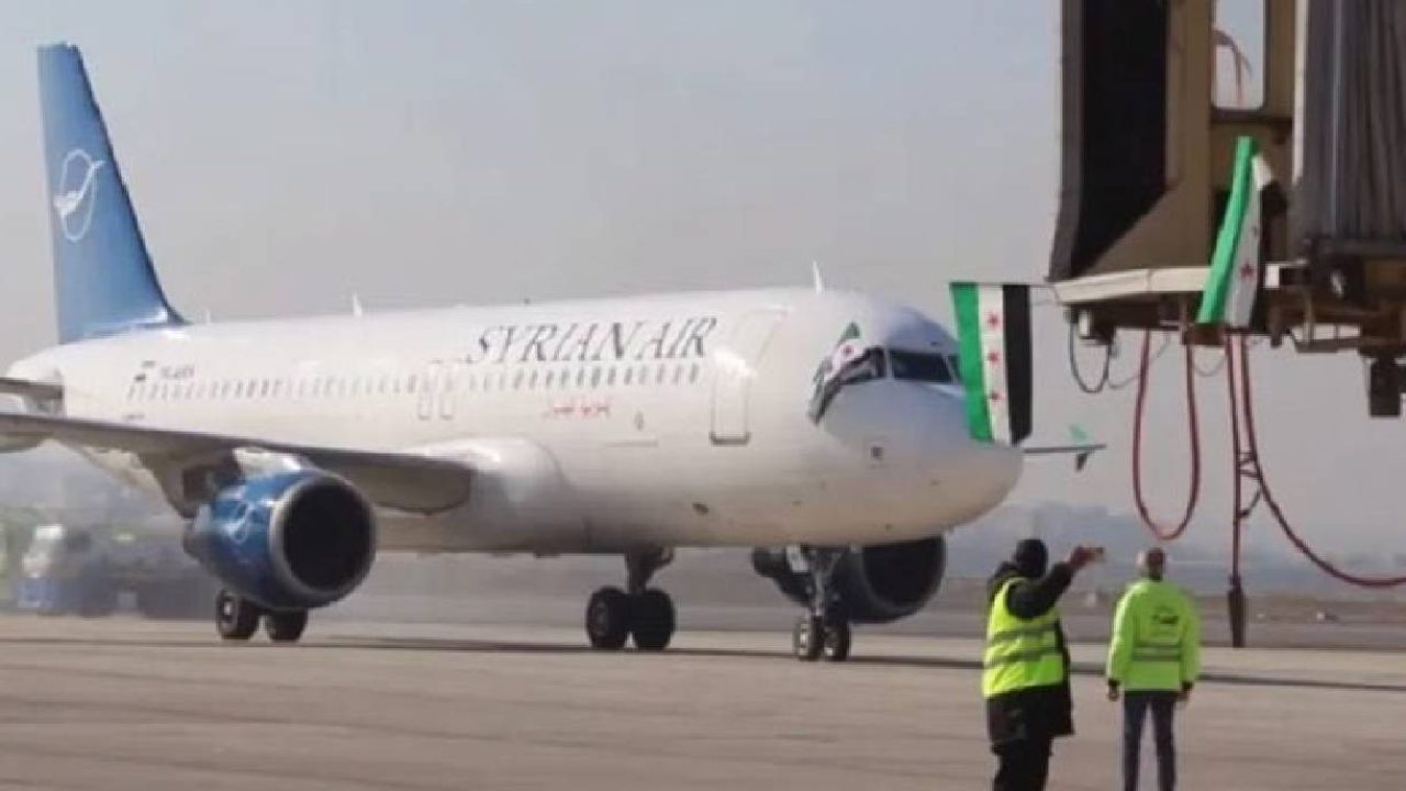 syrian plane in damascus