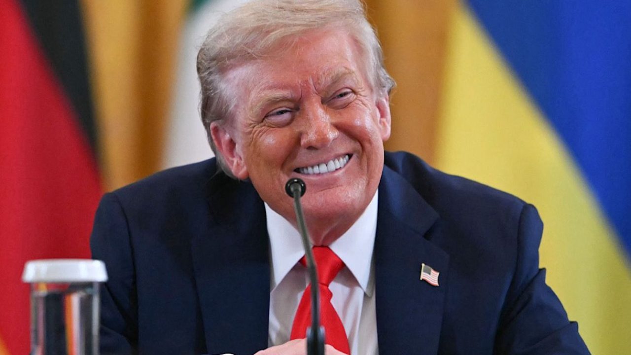 trump smile
