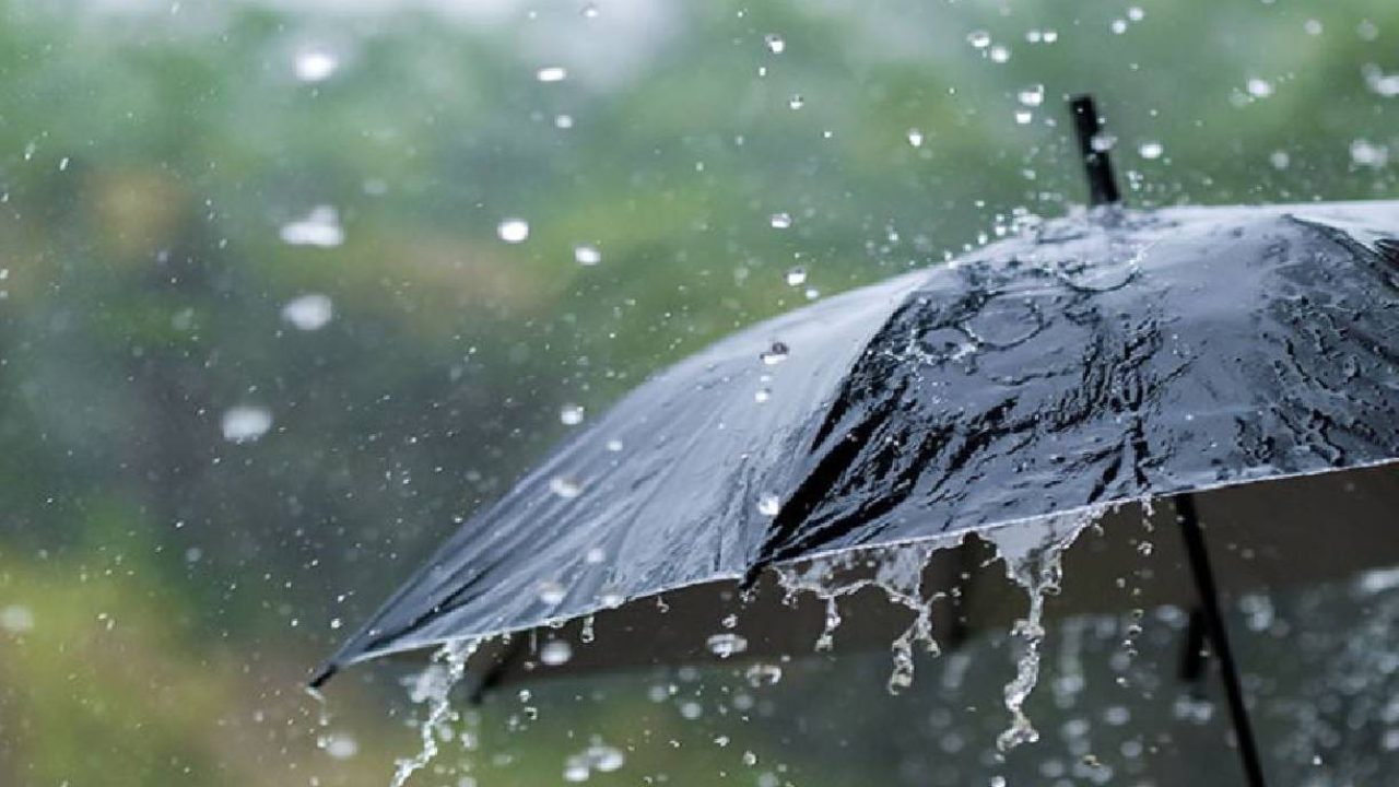 umberlla with rain
