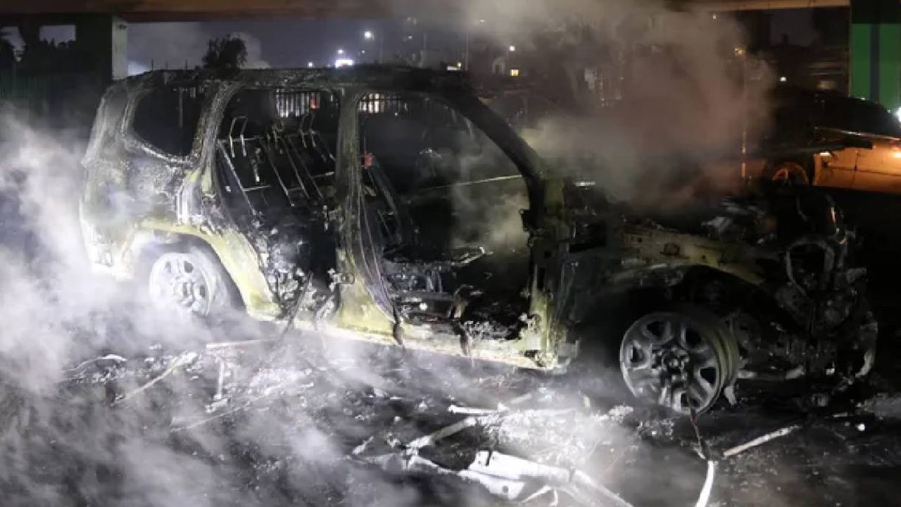 unifil car fire