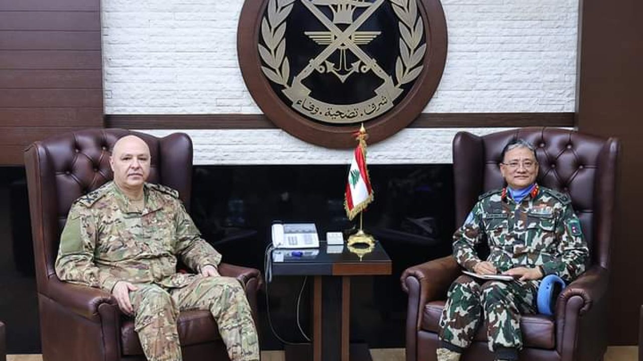 قائد الـ UNDOF عند قائد الجيش