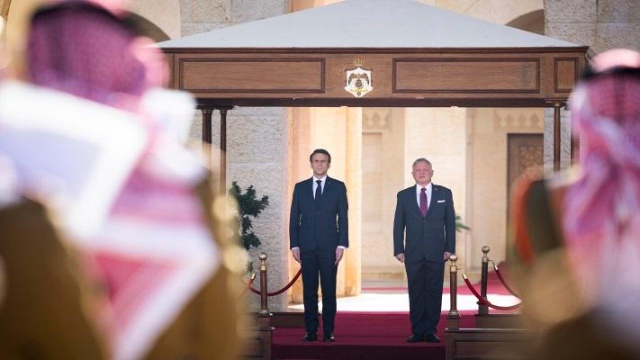 ماكرون في الأردن