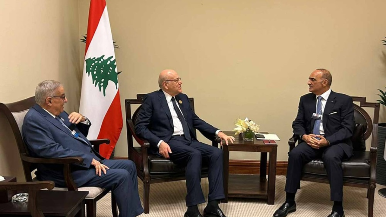 ميقاتي-نظيره الاردني ميقاتي-نظيره الاردني